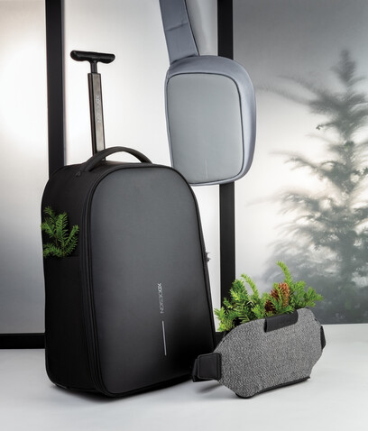 Bobby Rucksack Trolley anthrazit, grau bedrucken, Art.-Nr. P705.771