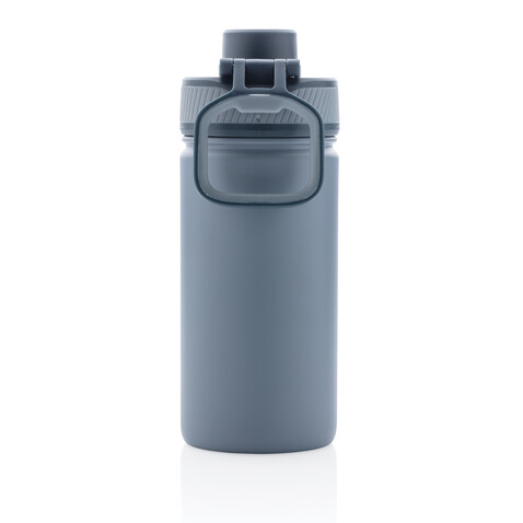 Sport Vakuum-Flasche aus Stainless Steel 550ml blau, blau bedrucken, Art.-Nr. P436.195