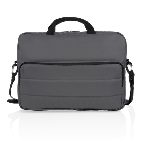 Impact AWARE™ RPET 15,6" Laptop-Tasche anthrazit bedrucken, Art.-Nr. P730.042