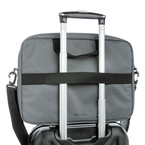 Impact AWARE™ RPET 15,6" Laptop-Tasche anthrazit bedrucken, Art.-Nr. P730.042