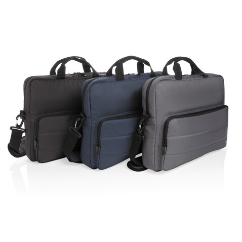 Impact AWARE™ RPET 15,6" Laptop-Tasche anthrazit bedrucken, Art.-Nr. P730.042