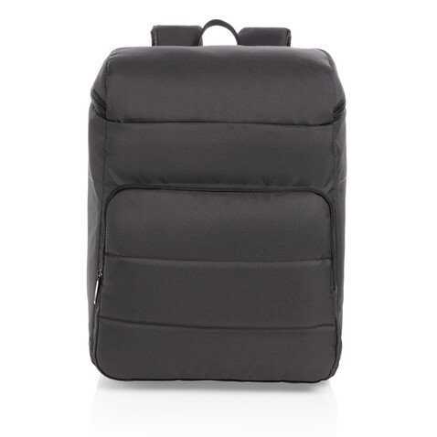 Impact AWARE™ RPET Kühl-Rucksack schwarz bedrucken, Art.-Nr. P733.051