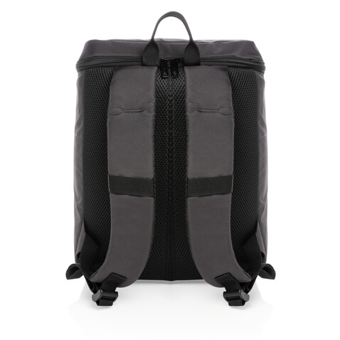 Impact AWARE™ RPET Kühl-Rucksack schwarz bedrucken, Art.-Nr. P733.051