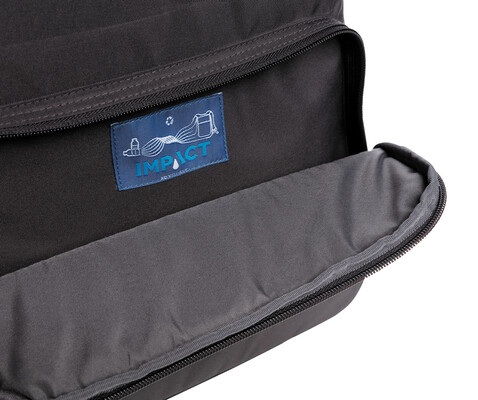 Impact AWARE™ RPET Kühl-Rucksack schwarz bedrucken, Art.-Nr. P733.051