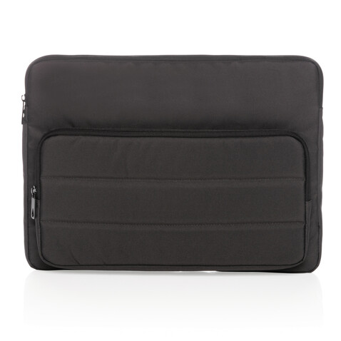 Impact AWARE™ RPET 15,6&quot; Laptop-Sleeve schwarz bedrucken, Art.-Nr. P788.031