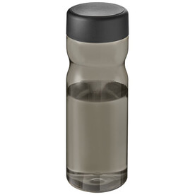 H2O Active® Eco Base 650 ml Sportflasche mit Drehdeckel, kohle, schwarz bedrucken, Art.-Nr. 21043500 H2O Active® Eco Base 650 ml Sportflasche mit Drehdeckel, kohle, schwarz bedrucken, Art.-Nr. 21043500