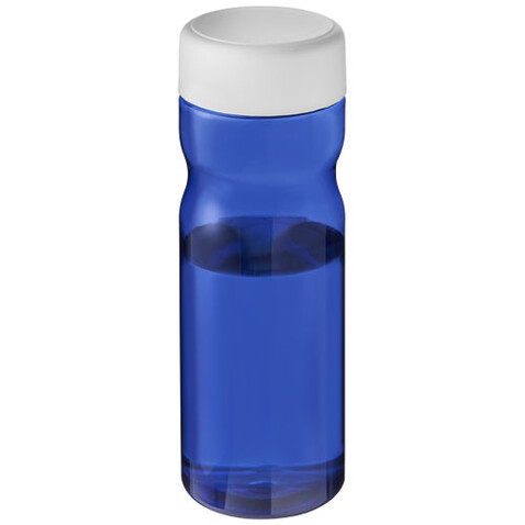 H2O Active® Eco Base 650 ml Sportflasche mit Drehdeckel, blau, weiss bedrucken, Art.-Nr. 21043503 H2O Active® Eco Base 650 ml Sportflasche mit Drehdeckel, blau, weiss bedrucken, Art.-Nr. 21043503