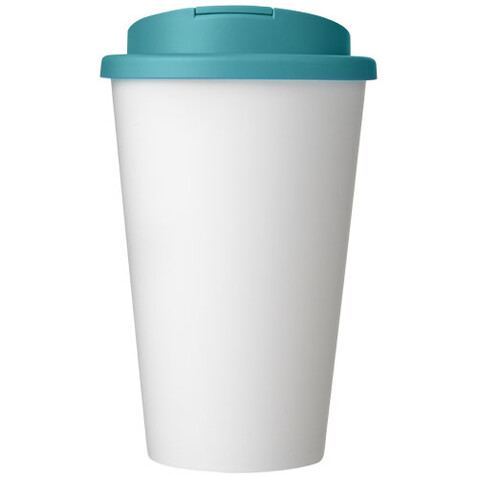 Americano® 350 ml Isolierbecher mit auslaufsicherem Schraubverschluss, weiss, aquablau bedrucken, Art.-Nr. 21069504 Americano® 350 ml Isolierbecher mit auslaufsicherem Schraubverschluss, weiss, aquablau bedrucken, Art.-Nr. 21069504