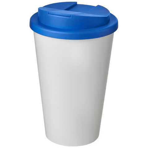 Americano® 350 ml Isolierbecher mit auslaufsicherem Schraubverschluss, weiss, mittelblau bedrucken, Art.-Nr. 21069507 Americano® 350 ml Isolierbecher mit auslaufsicherem Schraubverschluss, weiss, mittelblau bedrucken, Art.-Nr. 21069507