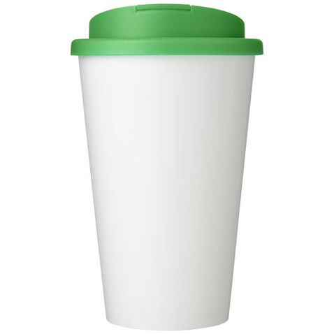 Brite-Americano® 350 ml Isolierbecher mit auslaufsicherem Schraubverschluss, weiss, grün bedrucken, Art.-Nr. 21069706 Brite-Americano® 350 ml Isolierbecher mit auslaufsicherem Schraubverschluss, weiss, grün bedrucken, Art.-Nr. 21069706