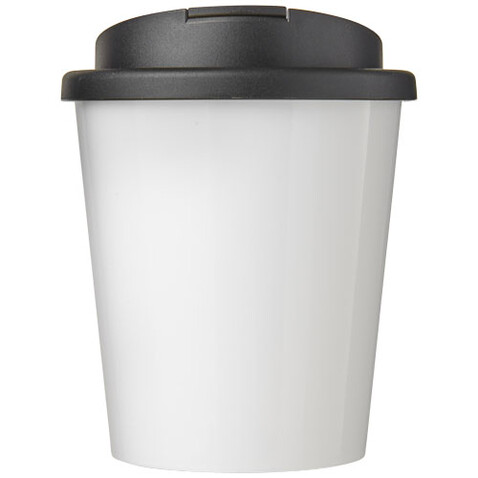 Brite-Americano® Espresso 250 ml Isolierbecher mit auslaufsicherem Schraubverschluss, weiss, schwarz bedrucken, Art.-Nr. 21069800