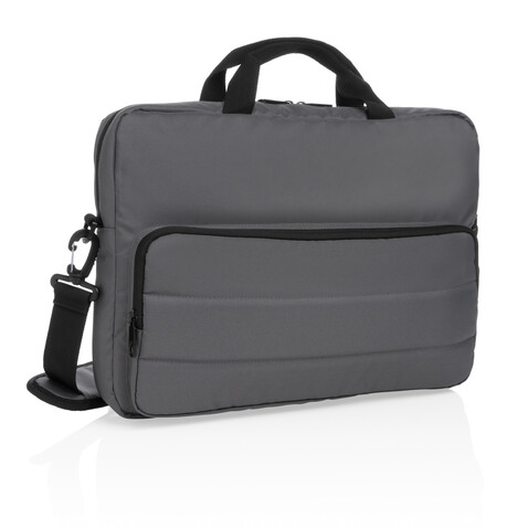 Impact AWARE™ RPET 15,6" Laptop-Tasche anthrazit bedrucken, Art.-Nr. P730.042