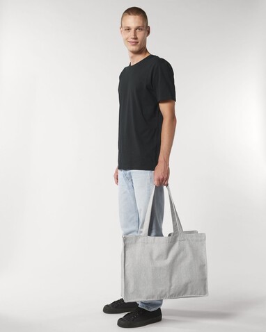 Shopping Bag - Heather Grey - OS bedrucken, Art.-Nr. STAU762C250OS