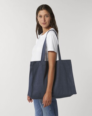 Shopping Bag - Shopper aus Stoff - Midnight Blue - OS bedrucken, Art.-Nr. STAU762C591OS