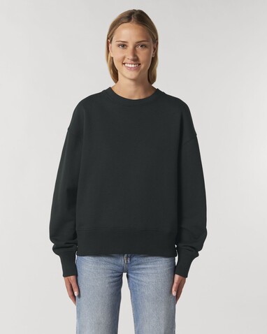 Radder - Lässiges Rundhals-Sweatshirt - Black - XXL bedrucken, Art.-Nr. STSU857C0022X