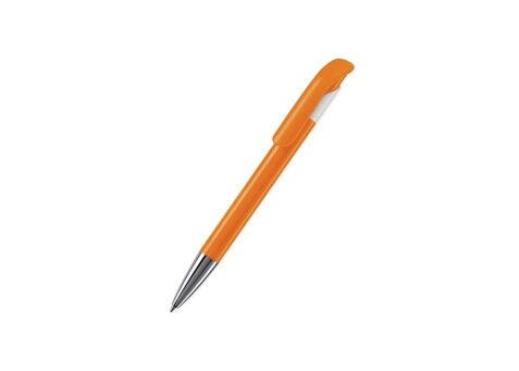 Kugelschreiber Atlas Hardcolour mit Metallspitze - Orange bedrucken, Art.-Nr. LT80826-N0026