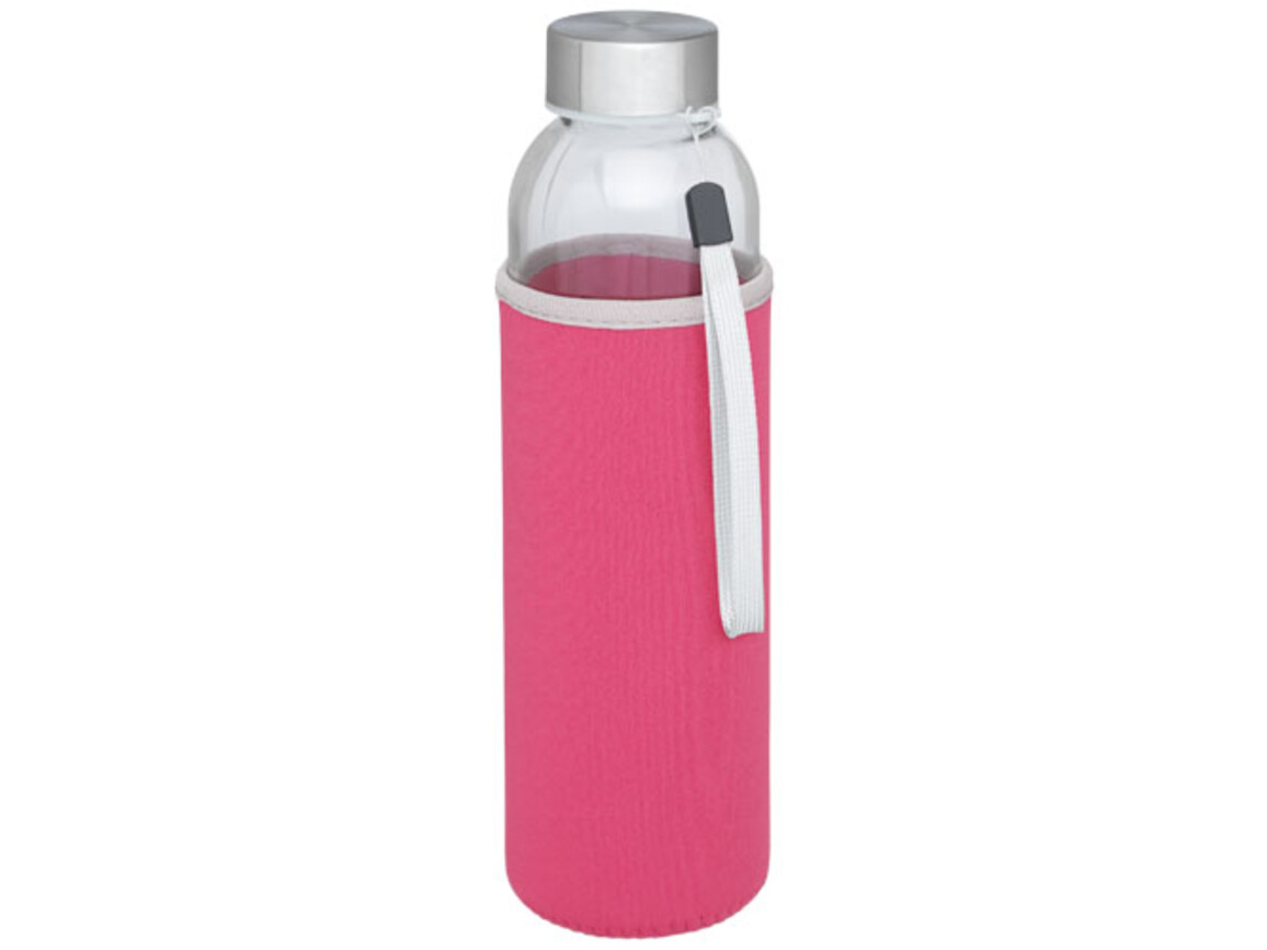 Bodhi 500 ml Glas-Sportflasche, rosa bedrucken, Art.-Nr. 10065641