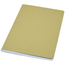 Fabia Notizbuch mit Cover aus Crush Papier, olive bedrucken, Art.-Nr. 10774960