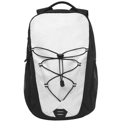 Trails Rucksack 24L, weiss, schwarz bedrucken, Art.-Nr. 12051401