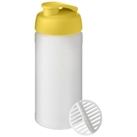 Baseline Plus 500 ml Shakerflasche, gelb, klar mattiert bedrucken, Art.-Nr. 21070211 Baseline Plus 500 ml Shakerflasche, gelb, klar mattiert bedrucken, Art.-Nr. 21070211