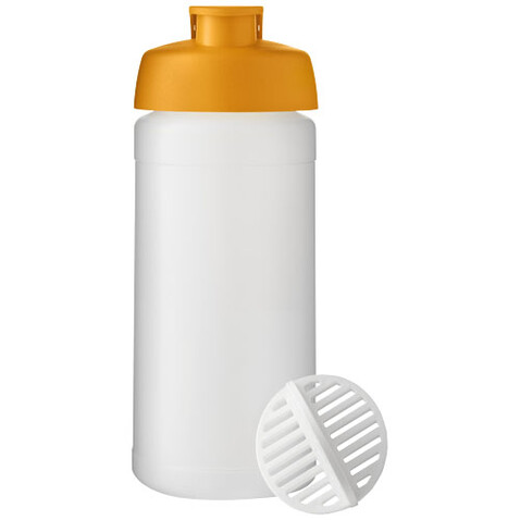 Baseline Plus 500 ml Shakerflasche, orange, klar mattiert bedrucken, Art.-Nr. 21070231 Baseline Plus 500 ml Shakerflasche, orange, klar mattiert bedrucken, Art.-Nr. 21070231