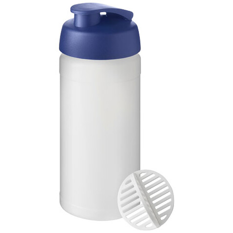 Baseline Plus 500 ml Shakerflasche, blau, klar mattiert bedrucken, Art.-Nr. 21070252 Baseline Plus 500 ml Shakerflasche, blau, klar mattiert bedrucken, Art.-Nr. 21070252