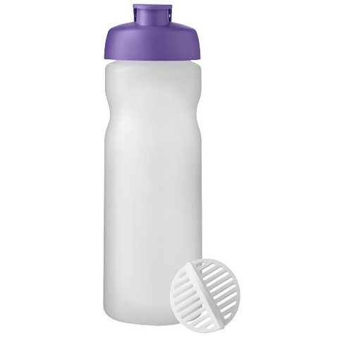 Baseline Plus 650 ml Shakerflasche, lila, klar mattiert bedrucken, Art.-Nr. 21070337 Baseline Plus 650 ml Shakerflasche, lila, klar mattiert bedrucken, Art.-Nr. 21070337