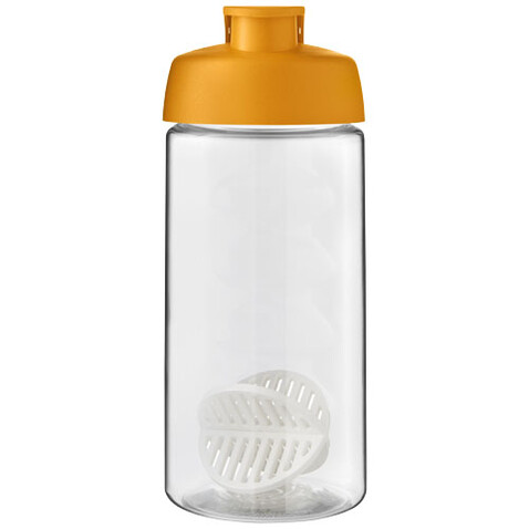 H2O Active® Bop 500 ml Shakerflasche, orange, transparent bedrucken, Art.-Nr. 21070431 H2O Active® Bop 500 ml Shakerflasche, orange, transparent bedrucken, Art.-Nr. 21070431