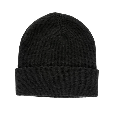 Impact Polylana® Beanie mit AWARE™ Tracer schwarz bedrucken, Art.-Nr. P453.341