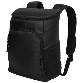 Chillpack 18 Dosen Kühlrucksack 16L, schwarz bedrucken, Art.-Nr. 12043500