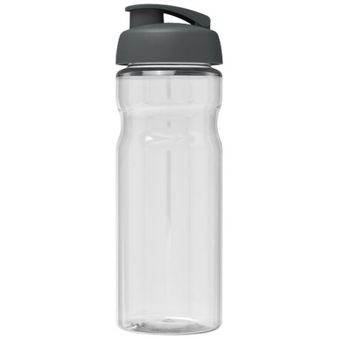 H2O Active® Base 650 ml Sportflasche mit Klappdeckel, transparent, grau bedrucken, Art.-Nr. 21004523 H2O Active® Base 650 ml Sportflasche mit Klappdeckel, transparent, grau bedrucken, Art.-Nr. 21004523