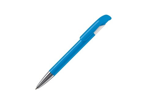 Kugelschreiber Atlas Hardcolour mit Metallspitze - Hellblau bedrucken, Art.-Nr. LT80826-N0012