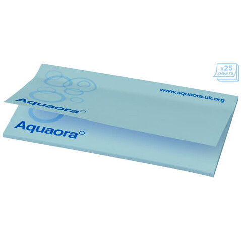 Sticky-Mate® Haftnotizen 127 x 75 mm, hellblau bedrucken, Art.-Nr. 21096012 Sticky-Mate® Haftnotizen 127 x 75 mm, hellblau bedrucken, Art.-Nr. 21096012