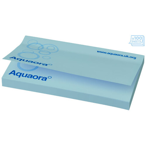 Sticky-Mate® Haftnotizen 127 x 75 mm, hellblau bedrucken, Art.-Nr. 21096012 Sticky-Mate® Haftnotizen 127 x 75 mm, hellblau bedrucken, Art.-Nr. 21096012