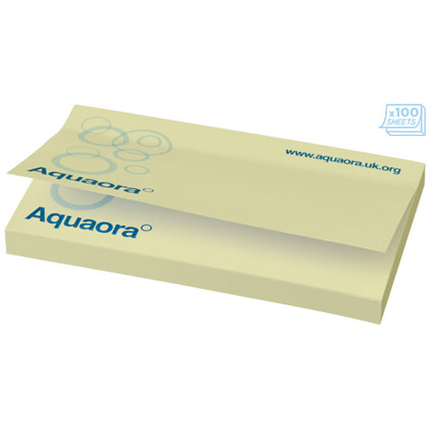 Sticky-Mate® Haftnotizen 127 x 75 mm, hellgelb bedrucken, Art.-Nr. 21096024