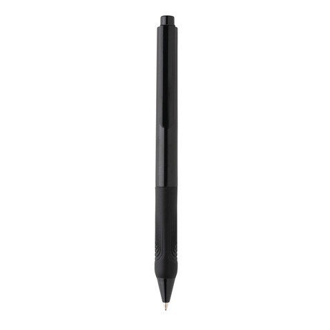 X9 Solid-Stift mit Silikongriff schwarz bedrucken, Art.-Nr. P610.821