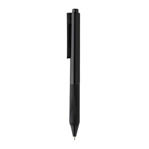 X9 Solid-Stift mit Silikongriff schwarz bedrucken, Art.-Nr. P610.821