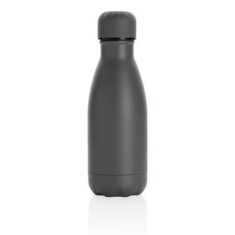 Solid Color Vakuum Stainless-Steel Flasche 260ml grau bedrucken, Art.-Nr. P436.962 Solid Color Vakuum Stainless-Steel Flasche 260ml grau bedrucken, Art.-Nr. P436.962