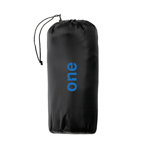 Fleece-Decke im Etui schwarz bedrucken, Art.-Nr. P459.061