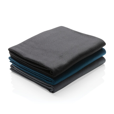 Fleece-Decke im Etui schwarz bedrucken, Art.-Nr. P459.061