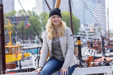 Impact AWARE™ Classic Beanie mit Polylana® schwarz bedrucken, Art.-Nr. P453.371
