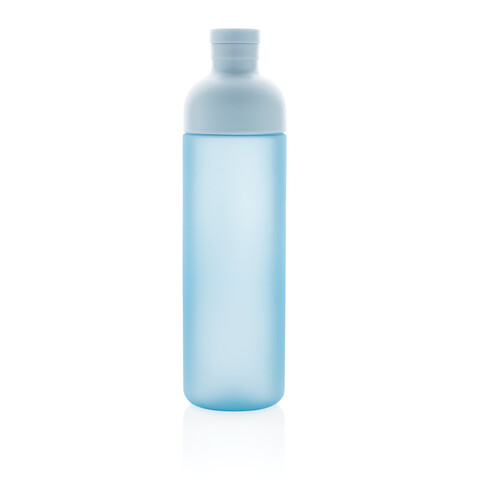 Impact auslaufsichere Tritan-Flasche blau, blau bedrucken, Art.-Nr. P433.185