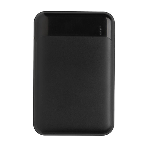 10.000 mAh Powerbank aus RCS Standard recyceltem Kunststoff schwarz bedrucken, Art.-Nr. P322.661