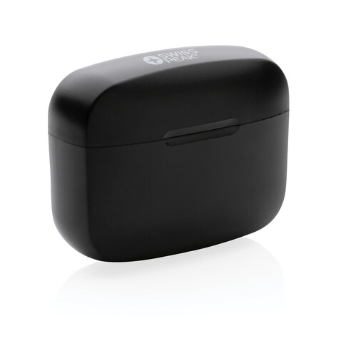 Swiss Peak TWS ANC Earbuds schwarz bedrucken, Art.-Nr. P329.361
