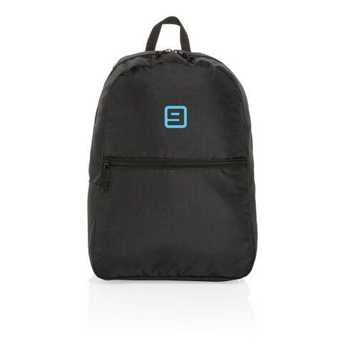 Impact AWARE™ RPET Basic Rucksack schwarz bedrucken, Art.-Nr. P762.731 Impact AWARE™ RPET Basic Rucksack schwarz bedrucken, Art.-Nr. P762.731