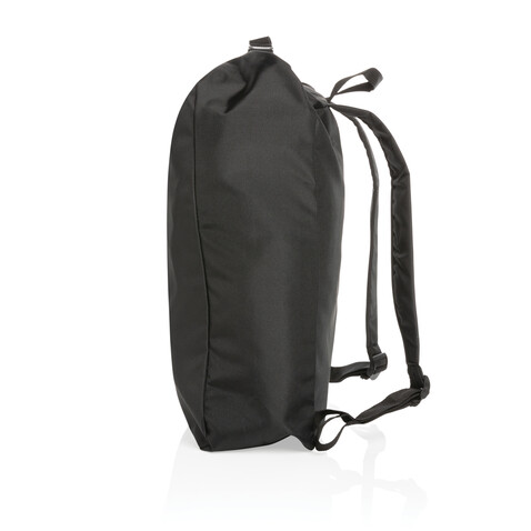 Impact AWARE™ RPET Basic Rolltop-Rucksack schwarz bedrucken, Art.-Nr. P762.751 Impact AWARE™ RPET Basic Rolltop-Rucksack schwarz bedrucken, Art.-Nr. P762.751