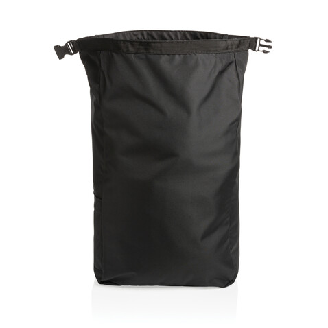 Impact AWARE™ RPET Basic Rolltop-Rucksack schwarz bedrucken, Art.-Nr. P762.751 Impact AWARE™ RPET Basic Rolltop-Rucksack schwarz bedrucken, Art.-Nr. P762.751