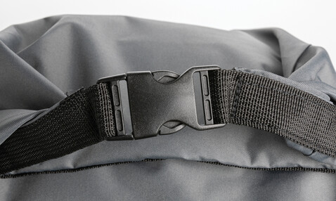 Impact AWARE™ RPET Basic Rolltop-Rucksack anthrazit bedrucken, Art.-Nr. P762.752