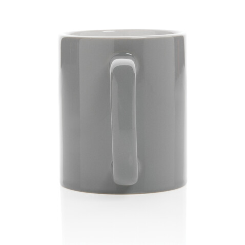 Basic Keramiktasse, 350ml grau bedrucken, Art.-Nr. P434.012