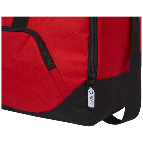 Retrend RPET Reisetasche 40L, rot bedrucken, Art.-Nr. 12053421